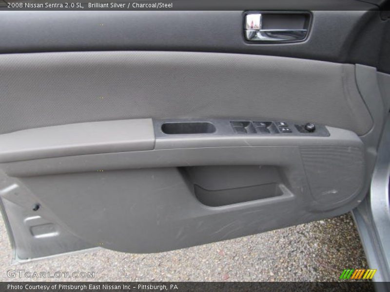 Brilliant Silver / Charcoal/Steel 2008 Nissan Sentra 2.0 SL