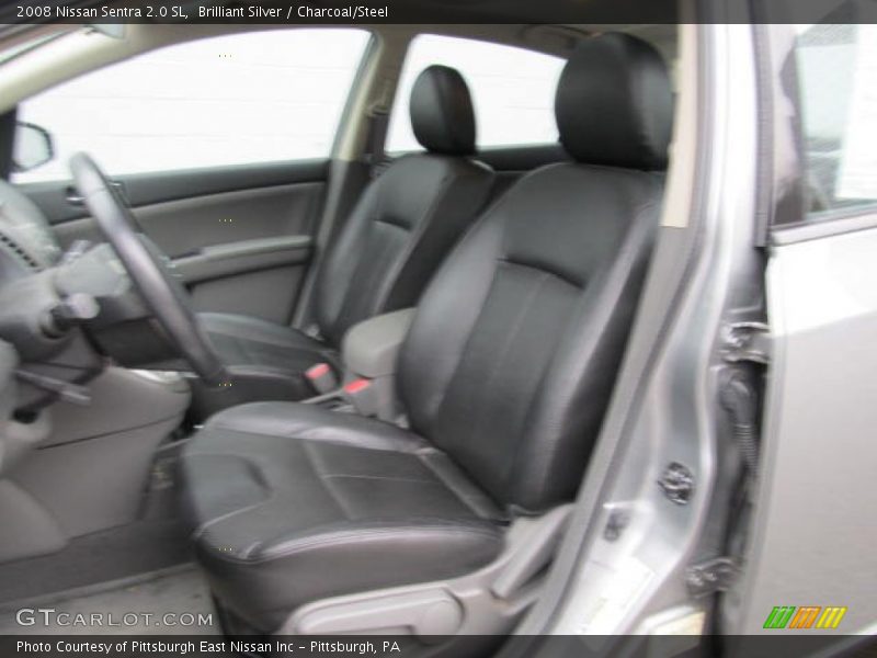 Brilliant Silver / Charcoal/Steel 2008 Nissan Sentra 2.0 SL