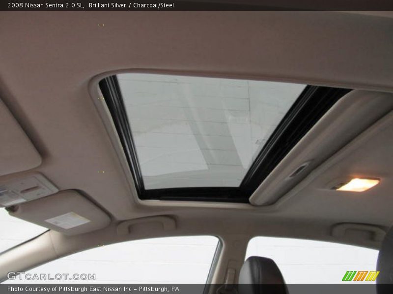 Brilliant Silver / Charcoal/Steel 2008 Nissan Sentra 2.0 SL