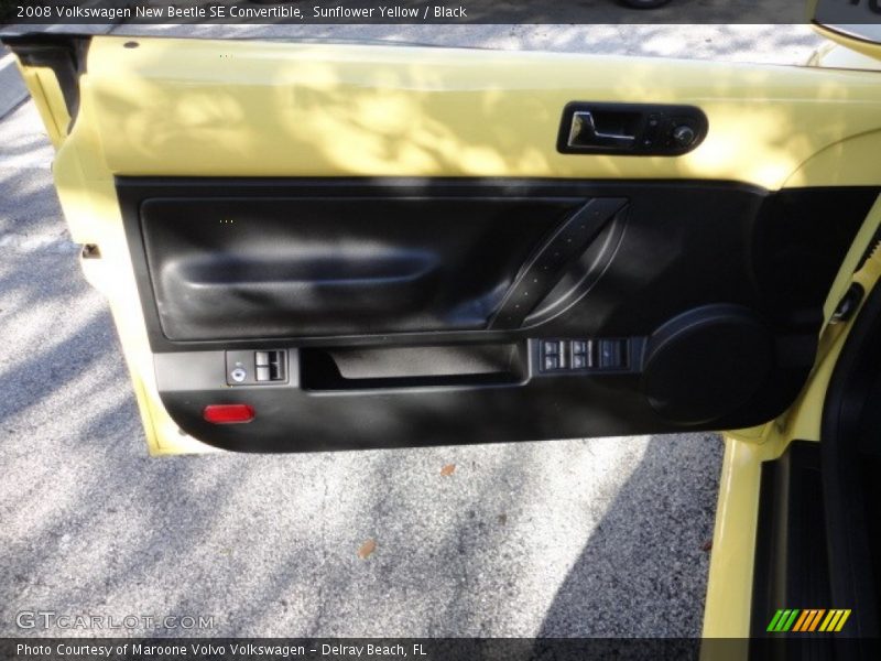 Sunflower Yellow / Black 2008 Volkswagen New Beetle SE Convertible