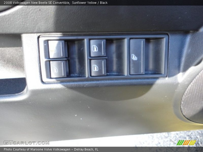 Sunflower Yellow / Black 2008 Volkswagen New Beetle SE Convertible