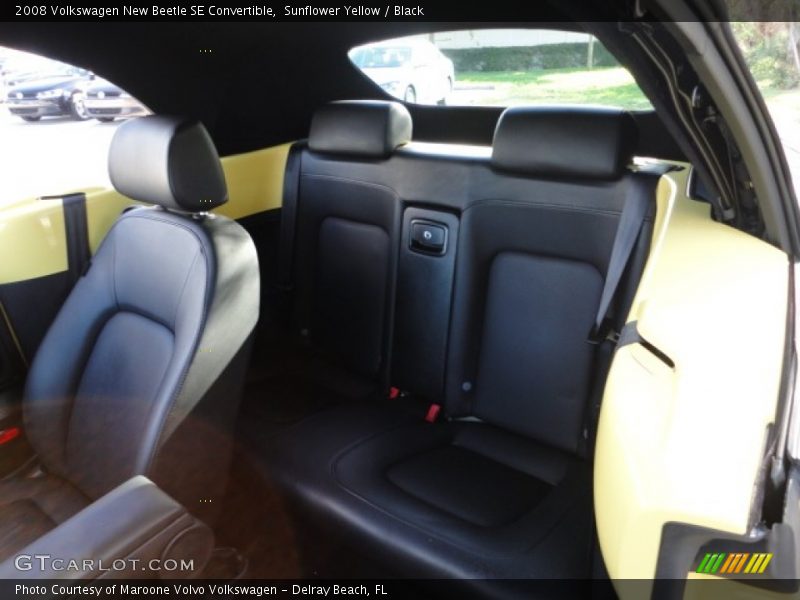 Sunflower Yellow / Black 2008 Volkswagen New Beetle SE Convertible