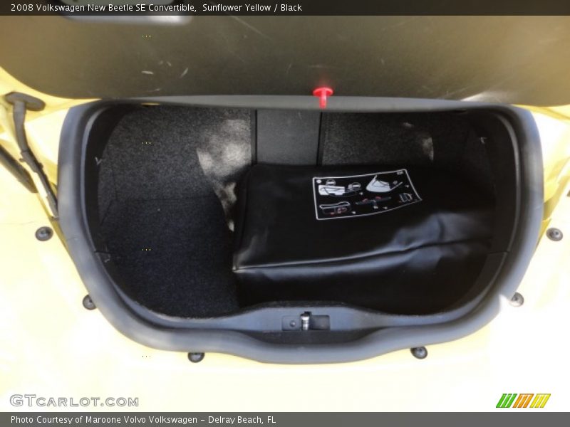 Sunflower Yellow / Black 2008 Volkswagen New Beetle SE Convertible