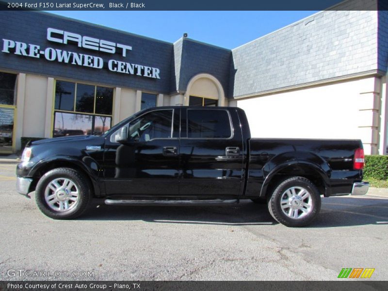Black / Black 2004 Ford F150 Lariat SuperCrew