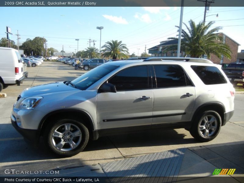 Quicksilver Metallic / Ebony 2009 GMC Acadia SLE