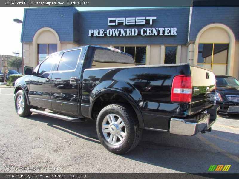Black / Black 2004 Ford F150 Lariat SuperCrew