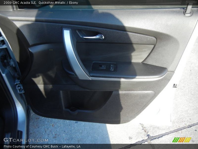 Quicksilver Metallic / Ebony 2009 GMC Acadia SLE