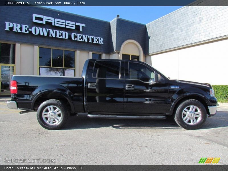 Black / Black 2004 Ford F150 Lariat SuperCrew
