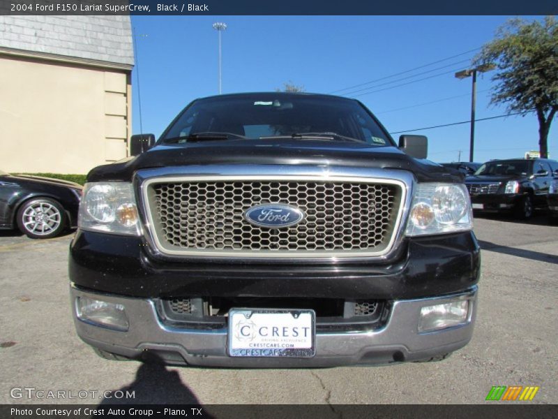 Black / Black 2004 Ford F150 Lariat SuperCrew