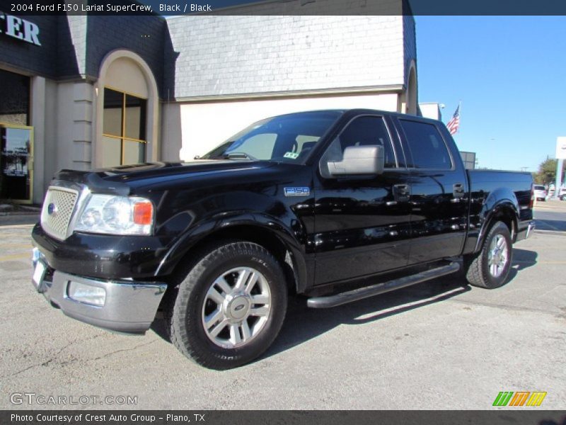 Black / Black 2004 Ford F150 Lariat SuperCrew