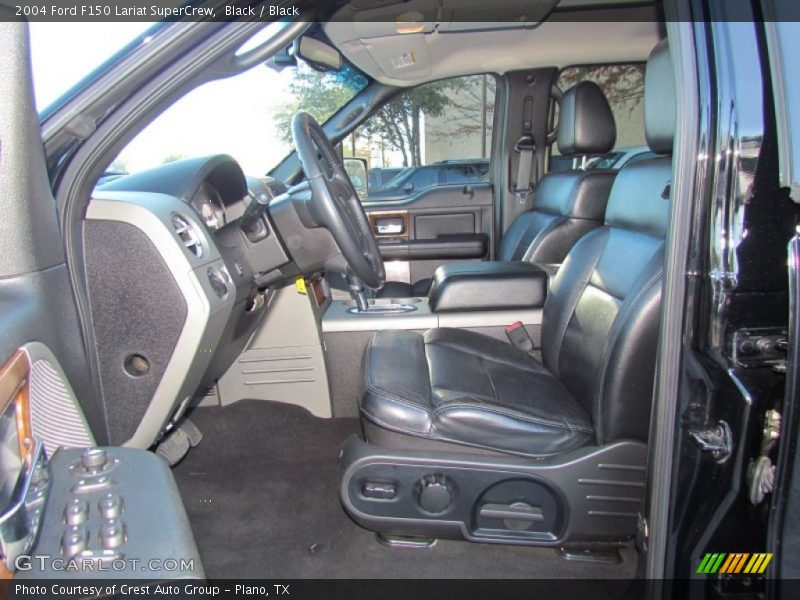 Black / Black 2004 Ford F150 Lariat SuperCrew