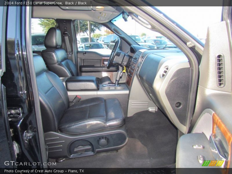 Black / Black 2004 Ford F150 Lariat SuperCrew