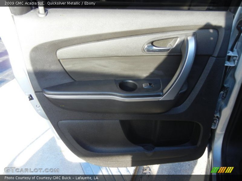 Quicksilver Metallic / Ebony 2009 GMC Acadia SLE
