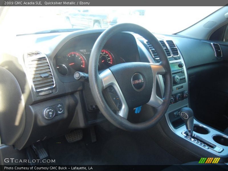 Quicksilver Metallic / Ebony 2009 GMC Acadia SLE