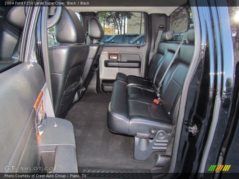 Black / Black 2004 Ford F150 Lariat SuperCrew