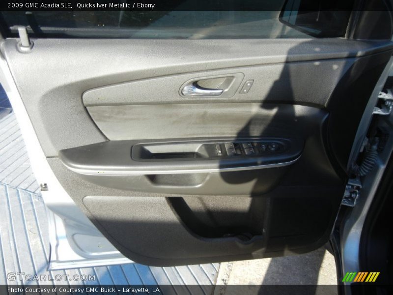 Quicksilver Metallic / Ebony 2009 GMC Acadia SLE