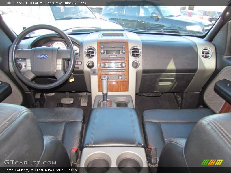 Black / Black 2004 Ford F150 Lariat SuperCrew