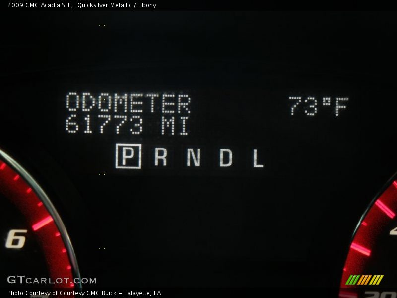 Quicksilver Metallic / Ebony 2009 GMC Acadia SLE