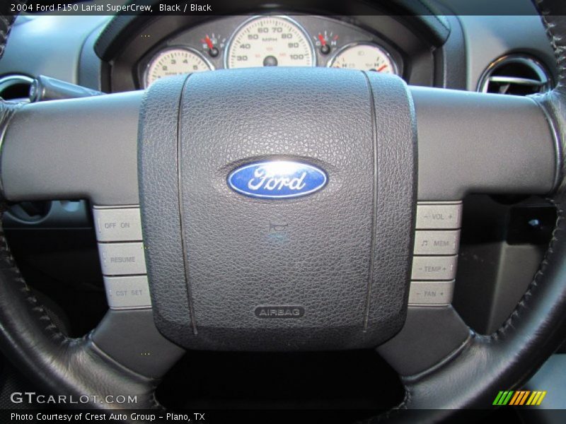 Black / Black 2004 Ford F150 Lariat SuperCrew