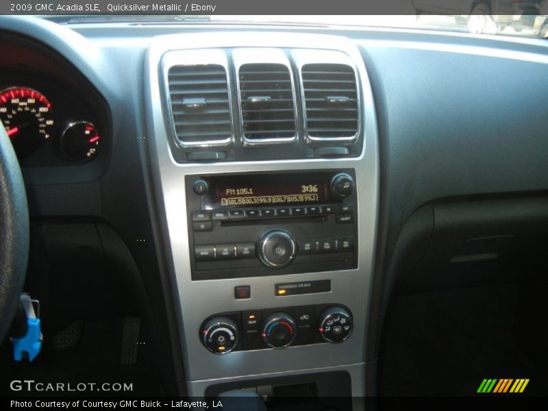 Quicksilver Metallic / Ebony 2009 GMC Acadia SLE