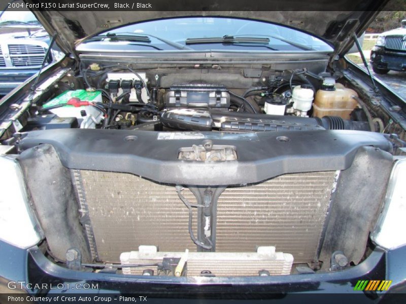 Black / Black 2004 Ford F150 Lariat SuperCrew