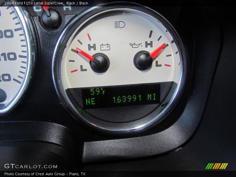 Black / Black 2004 Ford F150 Lariat SuperCrew