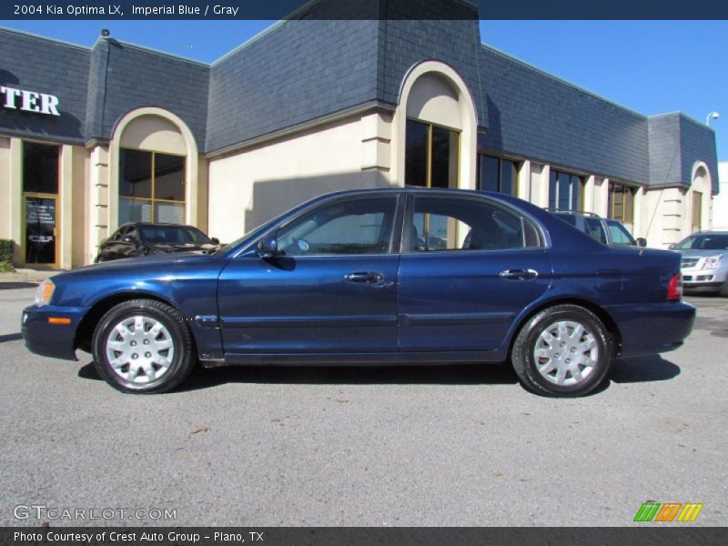 Imperial Blue / Gray 2004 Kia Optima LX