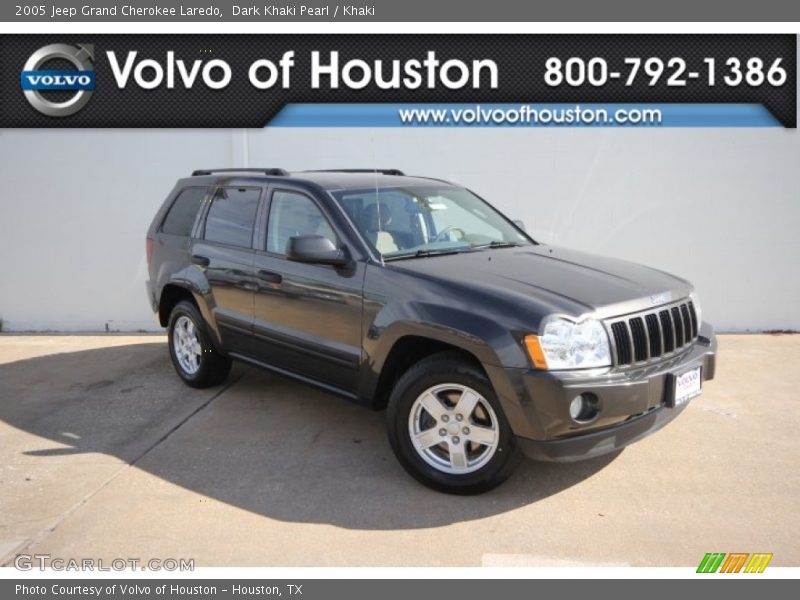 Dark Khaki Pearl / Khaki 2005 Jeep Grand Cherokee Laredo