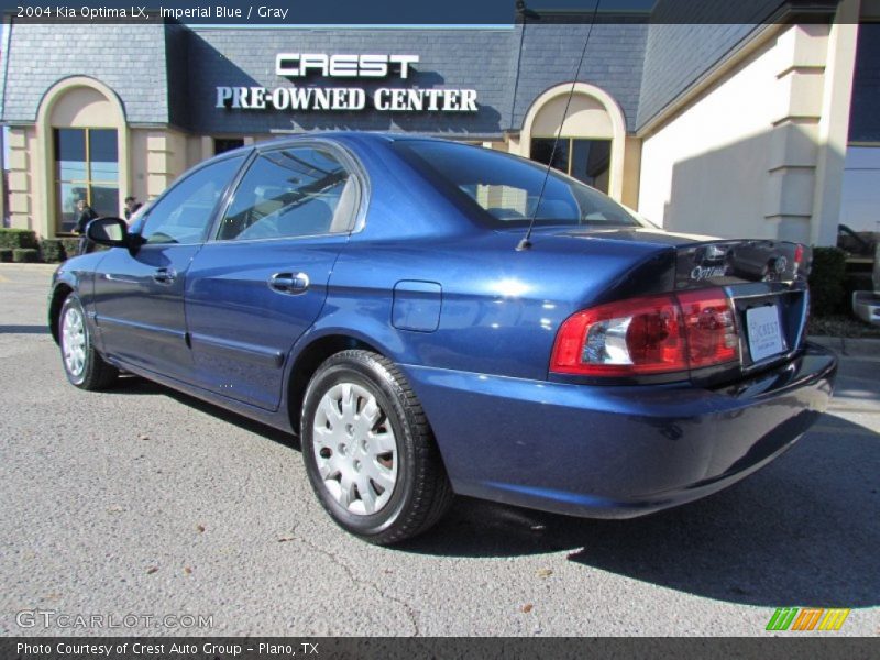 Imperial Blue / Gray 2004 Kia Optima LX