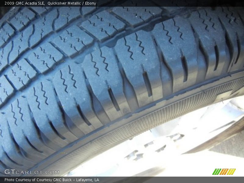 Quicksilver Metallic / Ebony 2009 GMC Acadia SLE