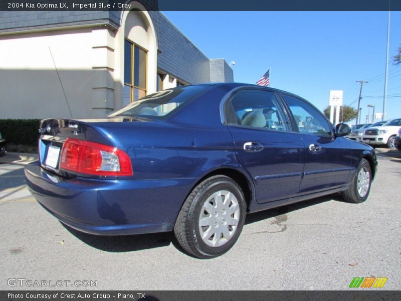 Imperial Blue / Gray 2004 Kia Optima LX