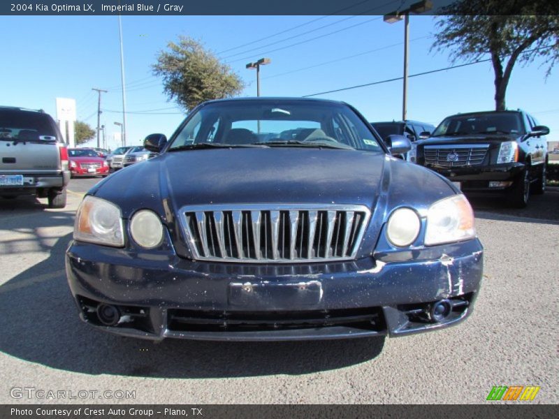 Imperial Blue / Gray 2004 Kia Optima LX