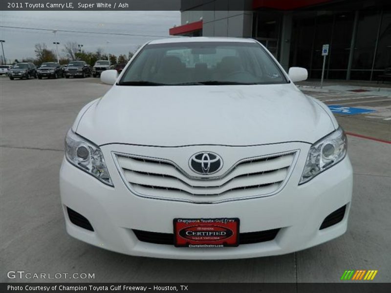 Super White / Ash 2011 Toyota Camry LE