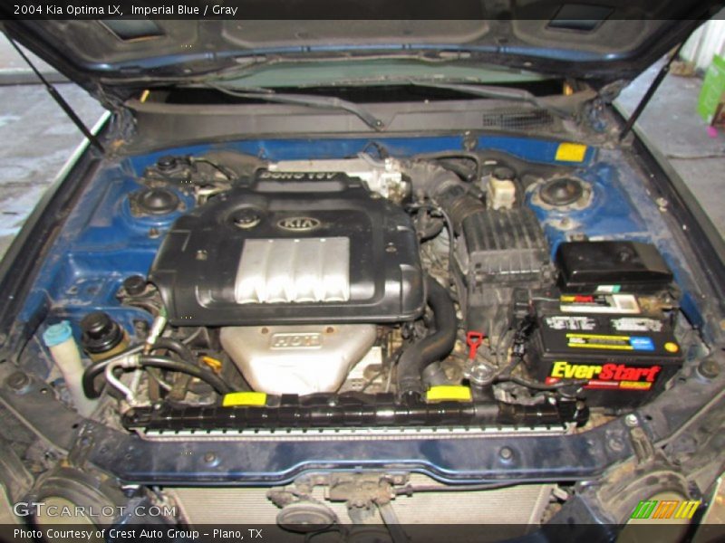Imperial Blue / Gray 2004 Kia Optima LX