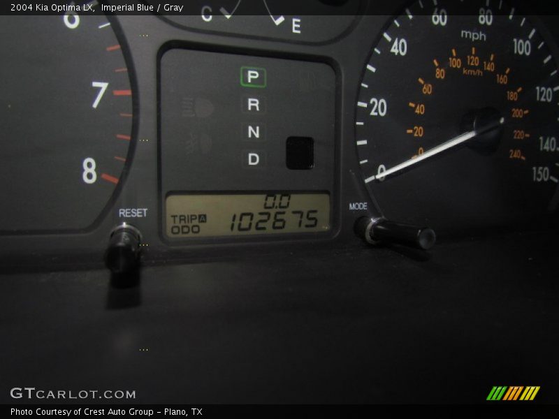 Imperial Blue / Gray 2004 Kia Optima LX