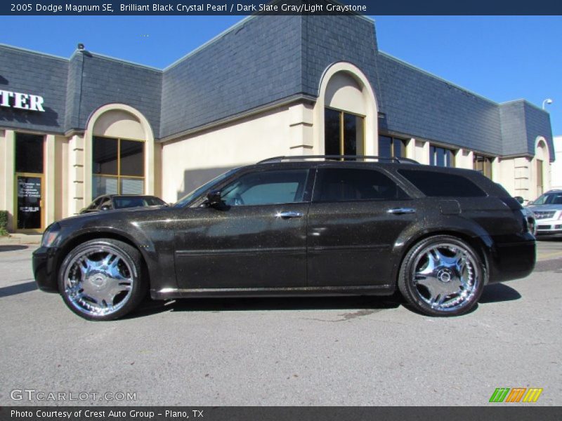 Brilliant Black Crystal Pearl / Dark Slate Gray/Light Graystone 2005 Dodge Magnum SE