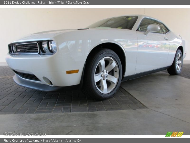 Bright White / Dark Slate Gray 2011 Dodge Challenger Rallye