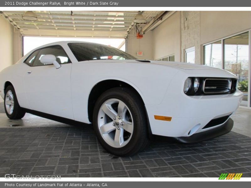 Bright White / Dark Slate Gray 2011 Dodge Challenger Rallye