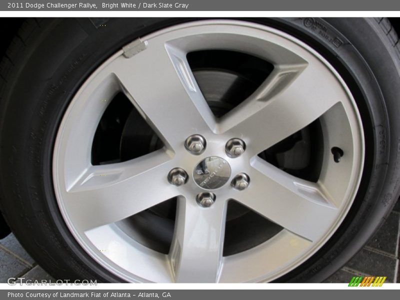 Bright White / Dark Slate Gray 2011 Dodge Challenger Rallye
