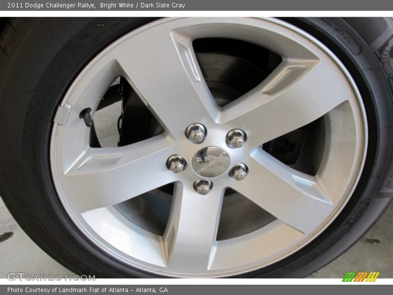 Bright White / Dark Slate Gray 2011 Dodge Challenger Rallye