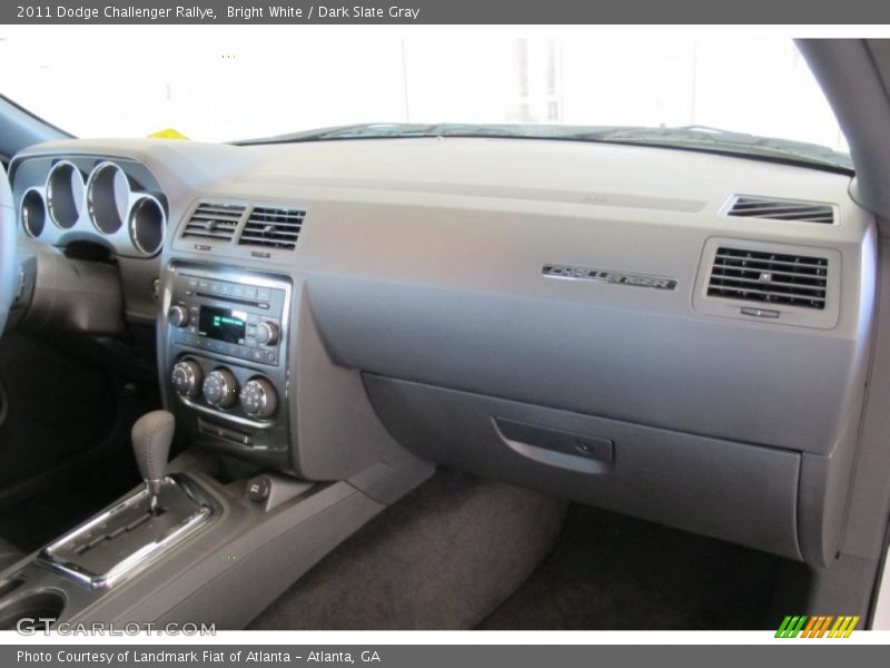 Bright White / Dark Slate Gray 2011 Dodge Challenger Rallye
