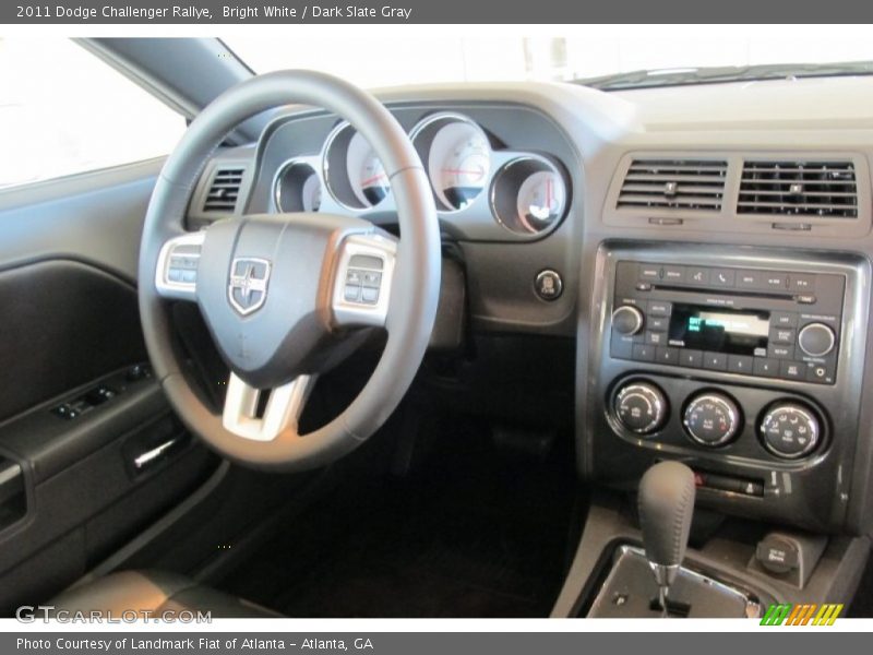 Bright White / Dark Slate Gray 2011 Dodge Challenger Rallye