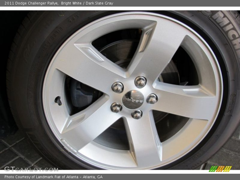 Bright White / Dark Slate Gray 2011 Dodge Challenger Rallye