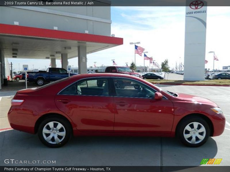 Barcelona Red Metallic / Ash 2009 Toyota Camry LE