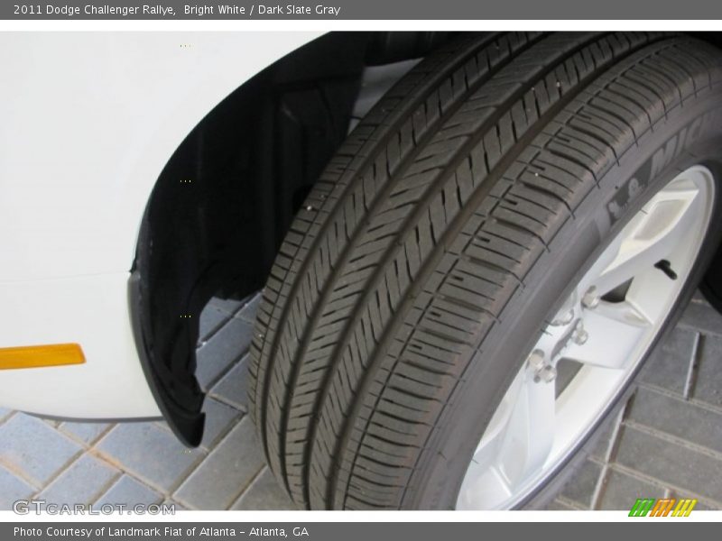 Bright White / Dark Slate Gray 2011 Dodge Challenger Rallye