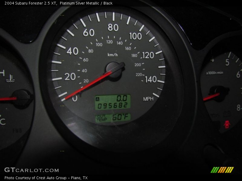 Platinum Silver Metallic / Black 2004 Subaru Forester 2.5 XT