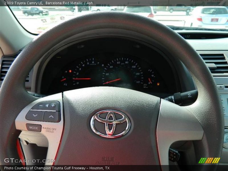 Barcelona Red Metallic / Ash 2009 Toyota Camry LE