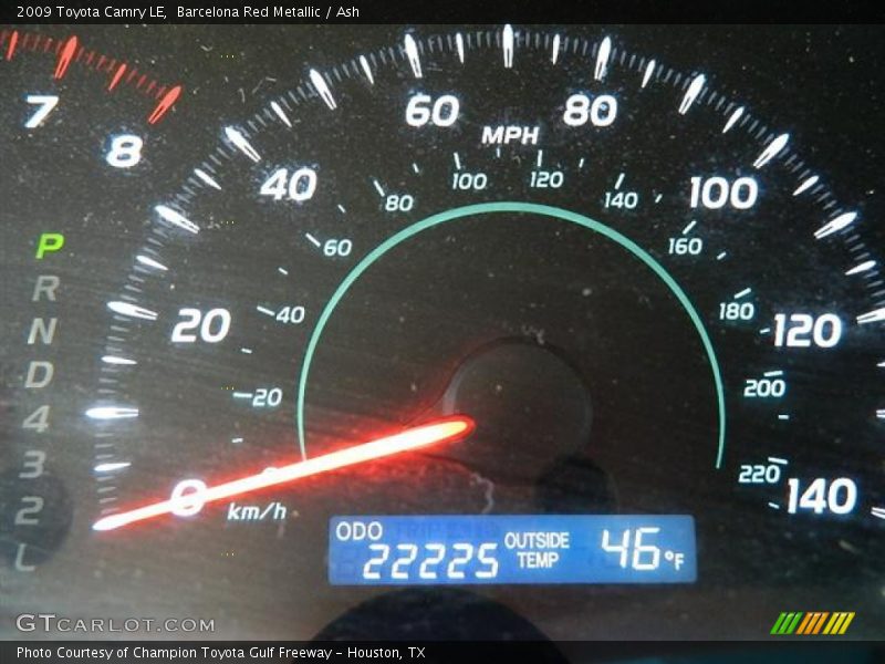 Barcelona Red Metallic / Ash 2009 Toyota Camry LE