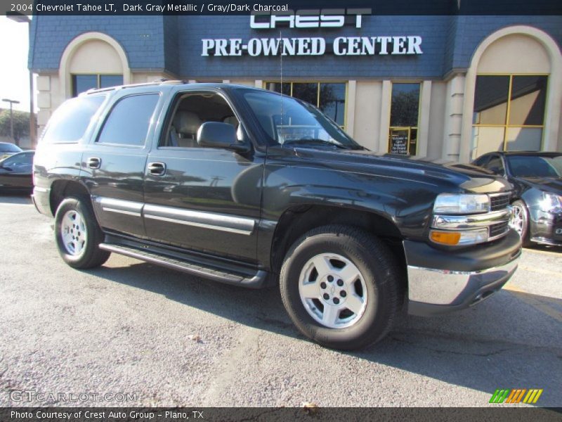 Dark Gray Metallic / Gray/Dark Charcoal 2004 Chevrolet Tahoe LT