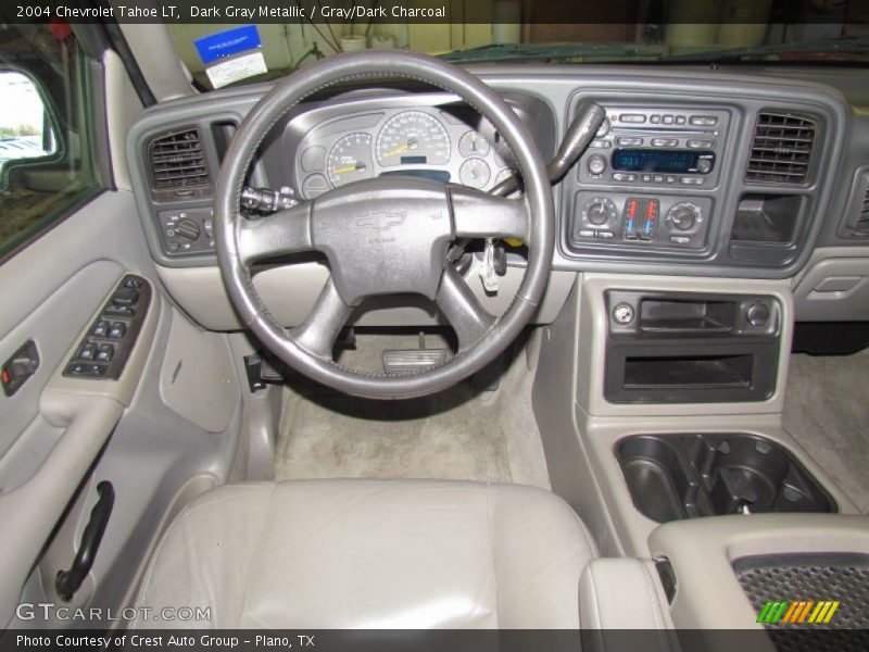 Dark Gray Metallic / Gray/Dark Charcoal 2004 Chevrolet Tahoe LT